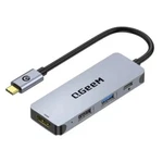 Qgeem 4-IN-1 Usb C Adapter With 4K To Hdmi Hub, 100W Power M4V03 !!. Fixed Price $7.99.