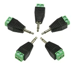 Zdycgtime 3.5MM Ts Mono To 2 Pin Screw Terminal Female Aux Headphone.... Fixed Price $11.94.