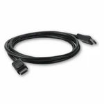 Belkin F2CD000B06-E 6FT Displayport Dp-m Hdcp 4K Audio Video Black Cable Latches. Fixed Price $32.10.