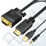 Kirzi Vga (sources) To Hdmi(display) Cable 20FT With Audio,well Witch Compute.... Fixed Price $41.00.