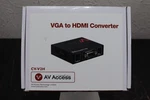 Av Access CV-V2H Vga & Stereo Audio To Hdmi Converter Brand New. Fixed Price $24.50.