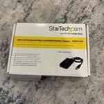 Startech Displayport To 2X Multi Stream Transport Hub Black. Fixed Price $25.00.