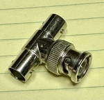 Lot Of 3, Bnc Tee 1*MALE 2*FEMALE 50 Ohm Rf Coaxial Connector (m 2*F) Splitter. Fixed Price $5.00.