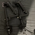 Huanuo HNSS8 Dual Monitor Desk Mount Tilt & Rotate Vesa 75X75 100X100 Black. Fixed Price $23.00.