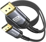 Jsaux Displayport Cable 10FT 2.1, Dp Cord Support 16K 60HZ, 8K 120HZ, 4K 240. Fixed Price $17.05.