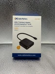 Usb-c Multiport Adapter With 8K Displayport, 2X 2.0, 480 Mbps Ethernet & Pd. Fixed Price $19.00.
