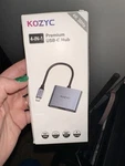 Kozyc 4-IN-1 Usb-c Hub Silver 4K 30HZ Hdmi Pd 100W 3.0 Adapter. Fixed Price $10.95.