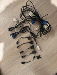Huge Lot Of Dvi, Dp, Vga, Hdmi, Dvi-d And Female Cords Adapter Cables. Fixed Price $65.00.