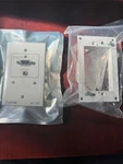 Extron WP150 60-427-22 White With Computer Audio/video Wall Plate. Fixed Price $18.99.