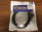 Qvs CC388M1-06 New-sealed 6FT High Performance Thin Vga/qxga Cable HD15 M/m. Fixed Price $10.00.