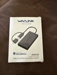 Wavlink USB3.0 To Hdmi Dual Display Adapter WL-UG7602HC. Fixed Price $25.00.
