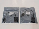Lot Of 2: Hp 752661-002 Display Port Vga Adapter Cables, 8", Black, New. Fixed Price $24.99.