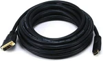 Monoprice 25FT 22AWG CL2 High Speed Hdmi To Dvi Adapter Cable - Black. Fixed Price $7.25.