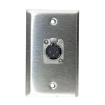 Female Wall Plate Port Audio Connector Panel XLRF3. Fixed Price $17.67.