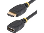 Startech 18IN 0.5M Hdmi 2.0 Extension Cable High Speed Port Saver 4K. Fixed Price $57.58.