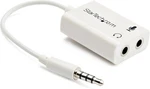 Startech.com 4 Position Microphone And Headphone Splitter 3.5 Mm - White. Fixed Price $7.19.