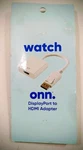 Onn Watch Displayport To Hdmi Adapter Gold Plated B458 - Brand New. Fixed Price $9.99.