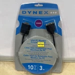 Dynex 10' Pc Monitor Extension Cable DX-C101781, Black Ft. Fixed Price $12.99.