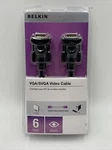 Belkin 6 Feet Desktop Pc Computer Monitor Video Extension Vga/svga Cable Cord. Fixed Price $6.76.