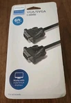 New! Genuine Philips 6' Ft. Vga/svga Audio/video Cable - Black. Sealed!. Fixed Price $9.89.