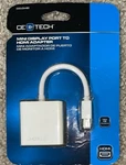 Ce Tech Mini Display Port Dp Hdmi Adapter Converter Thunderbolt White. Fixed Price $12.99.