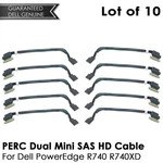 Lot Of 10 New Dell Perc R740XD Dual Mini Sas Hd Cable 1RRJP. Fixed Price $199.99.