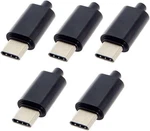 Chenyang 5 Pack Usb Diy Connector 3.1 Type 24PIN Male Plug Port Black. Fixed Price $10.52.