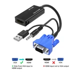 Mt-viki Vga+audio Hdmi Adapter 1920*1080 60HZ Converter For Hdtv Pc Laptop. Fixed Price $9.39.