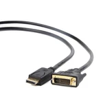 Gembird CC-DPM-DVIM-6 Video Cable Adapter 1.8M Displayport Black. Fixed Price $24.71.