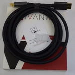 Ivanky Displayport To Cable 10' - Black 4K 60HZ. Gold Plated. Open. Fixed Price $7.23.