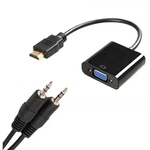 4XEM To Adapter With 3.5MM Audio Cable- Black (4XHDMIVGAAB). Fixed Price $27.83.