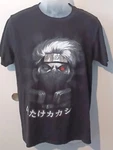 Vtg Naruto Kakashi Hatake T-shirt Medium Black 100% Cotton The Concert Tee. Fixed Price $13.67.