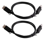 Box Of Monoprice Displayport 1.2 Cable, Select Series, 3FT, Black (new). Fixed Price $20.00.