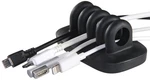 Desktop Cable Organizer, Weighted, No Bad Smell, Bundled With 4 Black. Fixed Price $23.90.