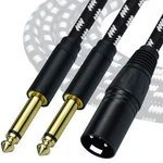 Dual 1/4 Mono To Xlr Male Y Splitter Cable 10 Feet Stereo L/r Quarter Inch.... Fixed Price $26.87.
