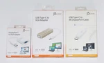 J5CREATE Usb-c To Vga, Displayport, Adapter Cable. Fixed Price $19.95.