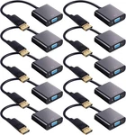 Yunsailing 20 Pack Hdmi To Vga Adapter Converter Bulk Gold Plated Black. Fixed Price $59.51.