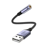 Moswag Usb To Audio Jack Adapter 0.65FEET/20CM, External Sound 1 Pack, Black. Fixed Price $9.11.