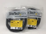 Startech Dvi-i Single Link Monitor Cable M/m 6FT/1.8M Lot Of 2. Fixed Price $22.40.