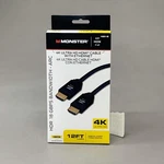Monster 4K Ultra Hdmi Cable W/ Ethernet 12FT Black 140051-00. Fixed Price $50.40.