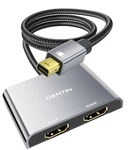 Uantin Mini Displayport To Dual Hdmi Adapter 4K 60HZ High-speed Gray. Fixed Price $57.11.