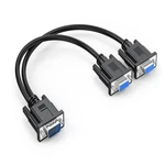 Vga Splitter Cable Dual Monitor Y 1 2 Female Adapter Converter. Fixed Price $10.10.
