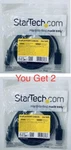 Lot Of 2 - New Startech Displayport Male Hdmi 4K 10FT Adapter Cable. Fixed Price $25.00.