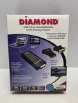 Diamond BVU3500 Usb 3.0 To Hdmi Dvi Vga Multi Display Adapter 1080P. Fixed Price $39.87.