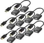 (dp) To Dvi Adapter, 10 Pack, Gold-plated Black. Fixed Price $103.28.
