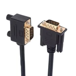Nfhk 90 Degree Right Angled Vga Rgb Male To Straight Extension Black. Fixed Price $14.52.