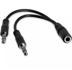 Headset Splitter Adapter Startech.com 3.5MM 4 Position To 2X. Fixed Price $10.97.