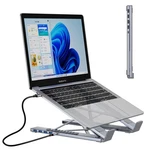 Umaniy M61 C Hub Portable Laptop Stand, Aluminum 4 Ports USB3.0 Mu.... Fixed Price $65.81.