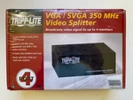Tripp-lite B114-004-R Splitter Video Switchbox Port Svga New. Fixed Price $17.95.