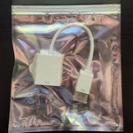 Monoprice Displayport 1.2A To Vga Active Adapter - White With 6IN Cable Length. Fixed Price $9.00.